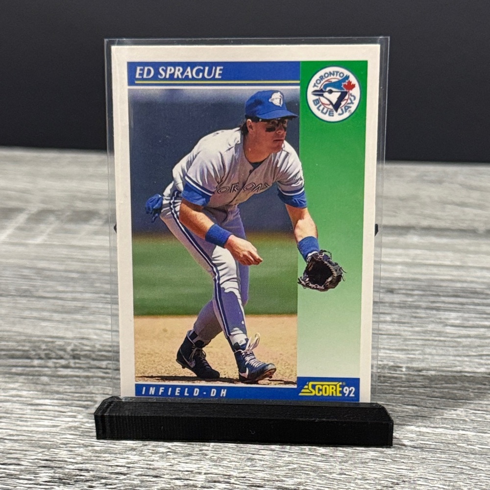 MLB | Score #504: Toronto Blue Jays: Ed Sprague (1992) - Vintage Baseball Card
